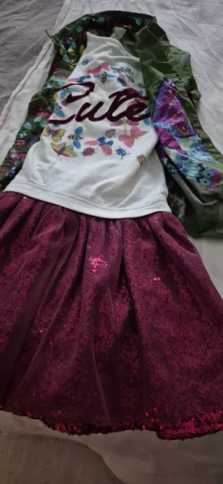 Vestido niña mariposas y abejas