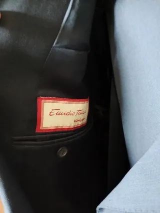 Traje Azul Emilio Tucci
