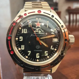 Vostok Komandirskie Tank URSS anni '80