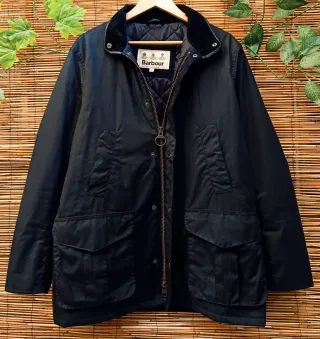 Chaqueta Barbour Hereford Talla L Negra