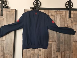 Cazadora Bomber Adidas Bayern Múnich Azul Roja