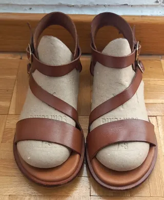 Sandalias de piel devAplauso talla 37
