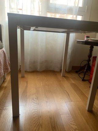 Mesa extensible VIHALS IKEA blanca