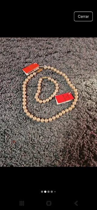 Conjunto Perlas Mallorca: Collar, Pulsera y Pendie