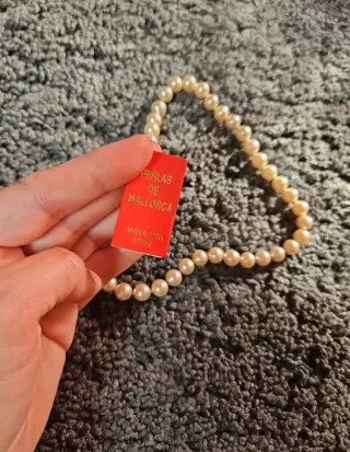 Conjunto Perlas Mallorca: Collar, Pulsera y Pendie