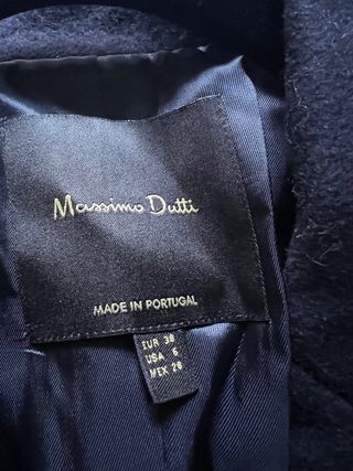 Abrigo Marino Massimo Dutti