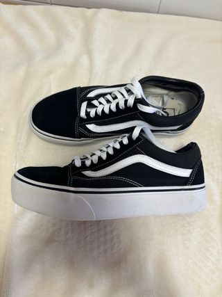 Zapatillas Vans Old Skool plataforma talla 40