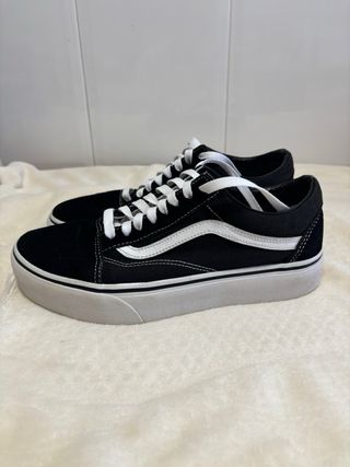 Zapatillas Vans Old Skool plataforma talla 40