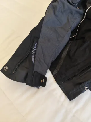 Chaqueta Moto Mujer BKS Negra Roja