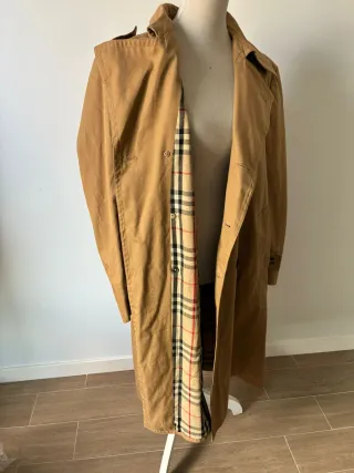 Gabardina Beige Hombre