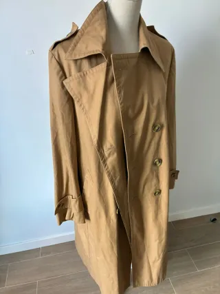 Gabardina Beige Hombre