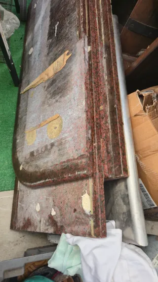 Encimera de granito rojo