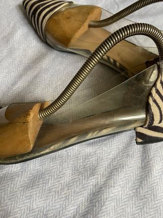 Zapatos estampado Cebra y Transparentes
