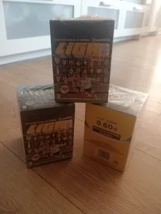 3 Caja Cromos Liga BBVA 2012-13 Precintada lote