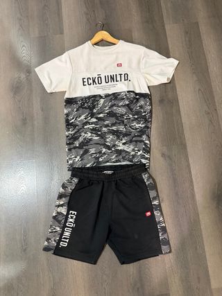 Conjunto Ecko Unltd. Camiseta y Pantalón Corto
