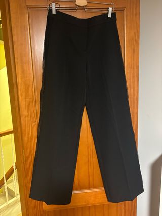 Pantalón ancho Rita Ora negro