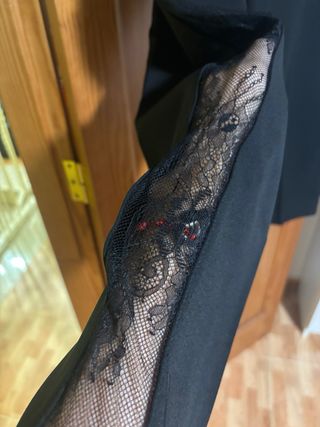 Pantalón ancho Rita Ora negro