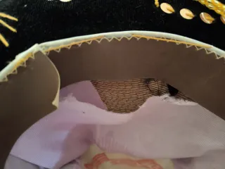 Sombrero Mexicano Negro y Dorado