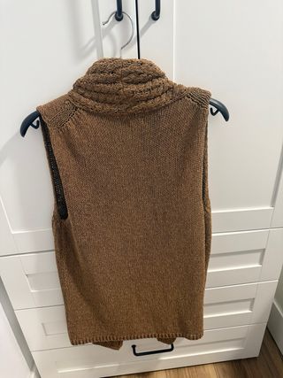 Chaleco Massimo Dutti Talla Única Marrón