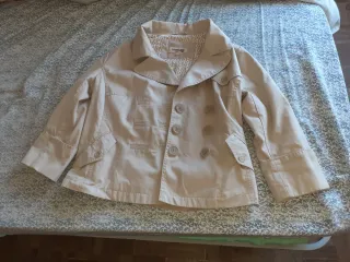 Chaqueta beige corta mujer formula joven talla 42