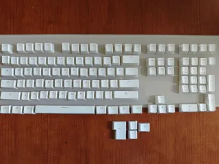 Teclas para teclado gaming blancas