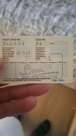 Reloj Seiko Perpetual Calendar Plata SIN USO