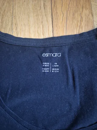 Vestido Esmara Algodón Negro Talla XS