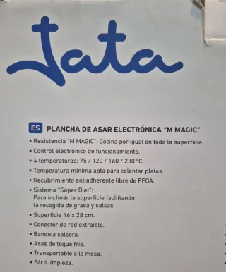Plancha Eléctrica Jata GR2600 2600W