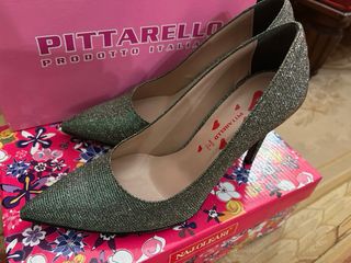 Scarpe Pittarello Glitter brillantiniArgento Nuove