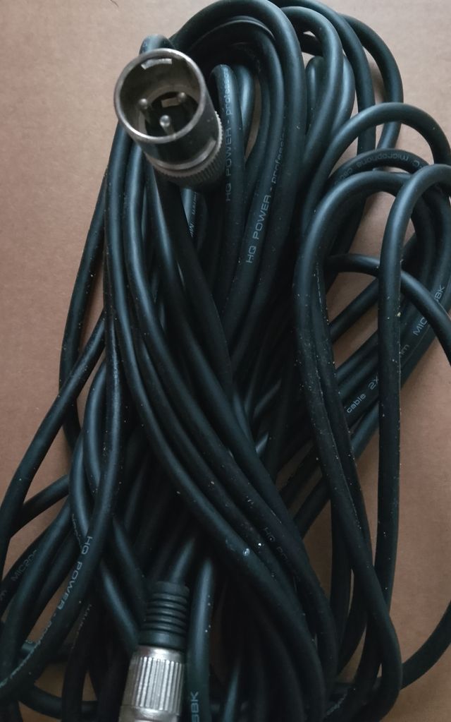 Cables de micrófono HQ POWER + 1 Micrófono