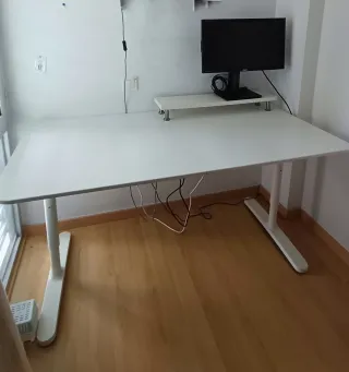 Base o mesa para monitor. 