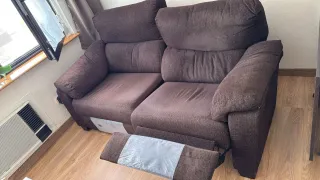 Sofá abatible 2 plazas