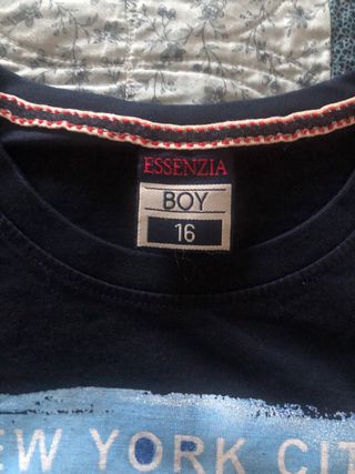 Camiseta Essenzia Boy New York Talla 16 años