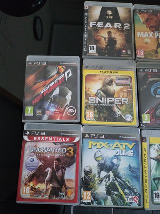 Lotto 10 giochi per PS3: Uncharted, FEAR 2, MX vs ATV