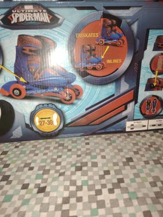Patines Spiderman Niños Inline/Trilineal