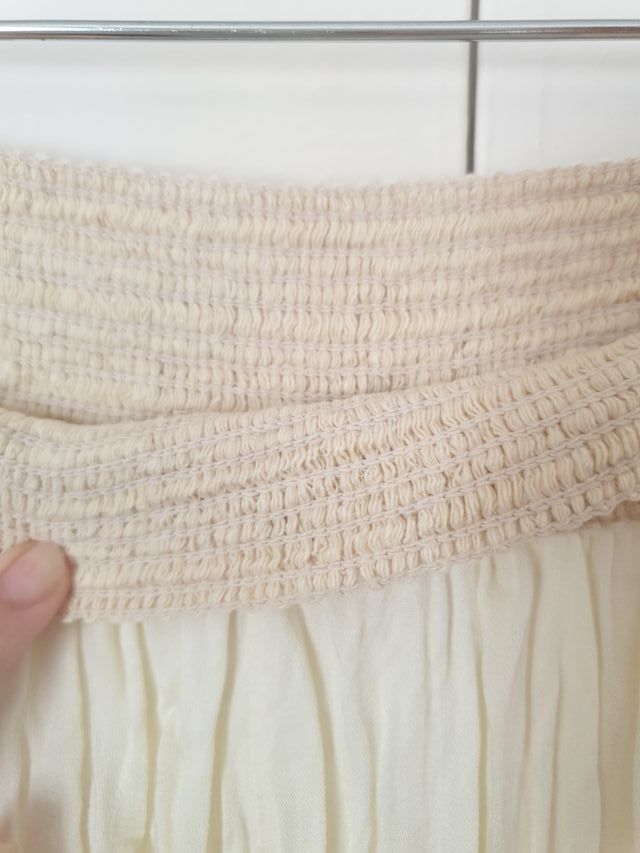 Pantalón viscosa amarillo pastel