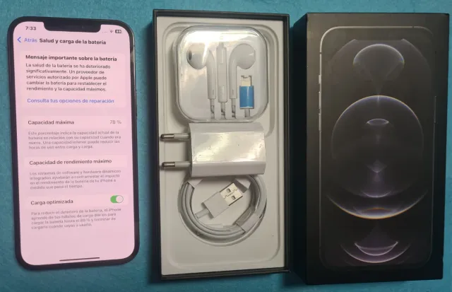 iPhone 12 Pro Max 256GB Negro