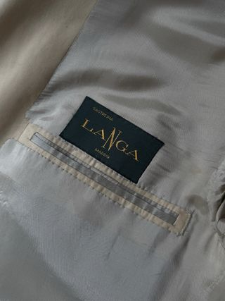 Americana beige artesanal