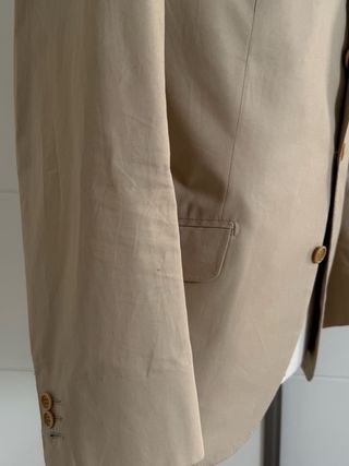 Americana beige artesanal
