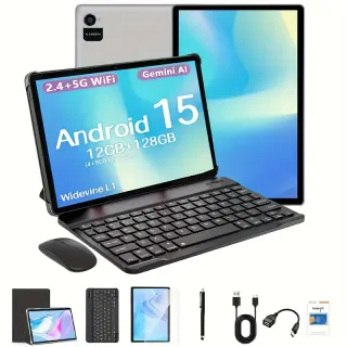 CREALANDER 10.1 Android 15 Tablet 12GB RAM