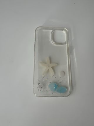 2 Cover iPhone 13 Azzurro e Trasparente