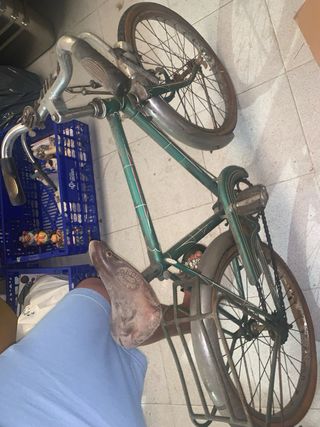 Bicicleta Antigua Verde