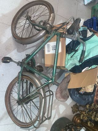 Bicicleta Antigua Verde