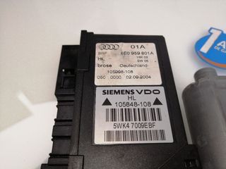 MOTOR ELEVALUNAS TRASERO IZQUIERDO AUDI A4 BERLINA (8E) (4)
