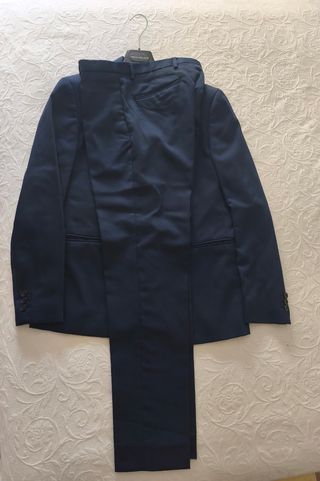 Traje de caballero azul marino Zara