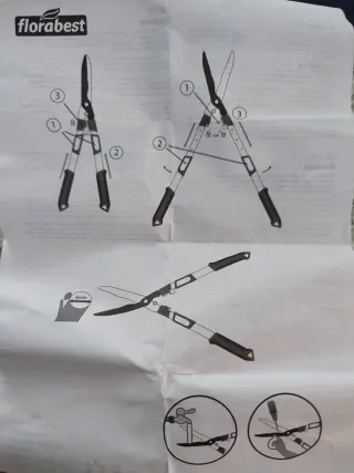Forbici tagliasiepi telescopiche