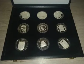Monedas antiguas Castilla y León (9 unidades)