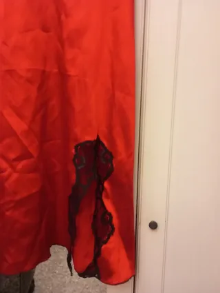 Vestido Nuevo, sin uso, Lencero Sexy Rojo y Negro