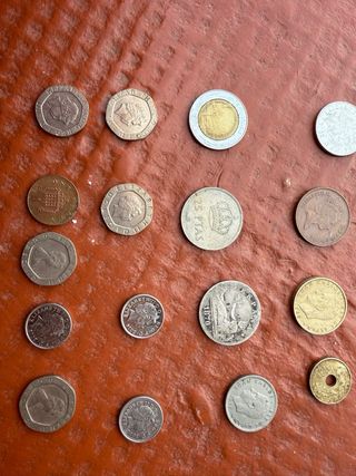 Colección de monedas antiguas