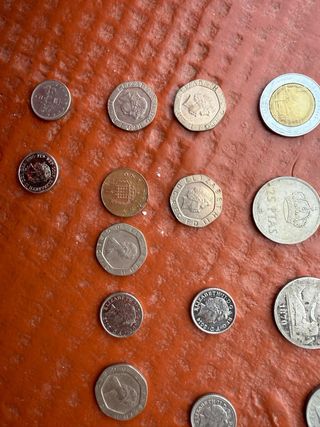 Colección de monedas antiguas